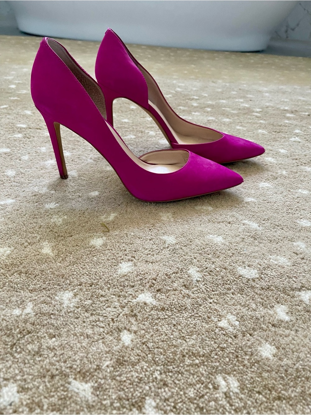 INC International Concepts Magenta/hot pink Pointed-Toe Stiletto Pumps